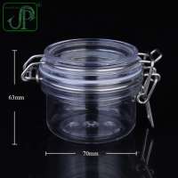 Good quality 4oz plastic body scrub jar 120ml cosmetics container