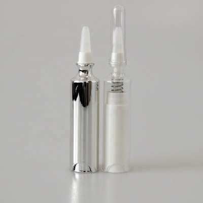 5ml 10ml PETG Eye Cream Airless Ampoule Bottle for Eye Cream Injection Prefilled Syringe Shaped Tube