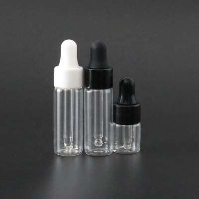 10ml 15ml cosmetic clear vials glass eye dropper bottle serum bottle for essence oil