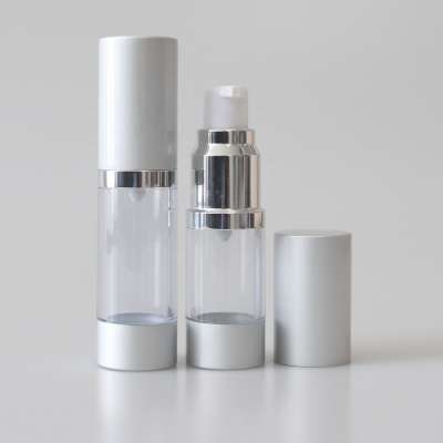 Plastic Airless Bottle Clear Cosmetic Packaging Bottle 100ml  IN STOCK