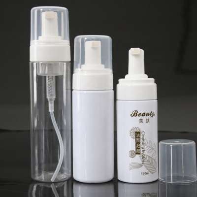 Empty cosmetic packaging PET plastic foam pump lotion bottles