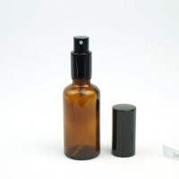 High quality perfume glass bottle 50ml with pump spray