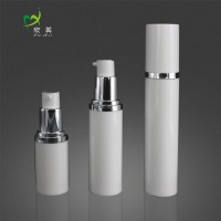 Free Sample 15ml 30ml 50ml Airless Packaging Bottle Cosmetic Vacuum White Airless Pump Bottle